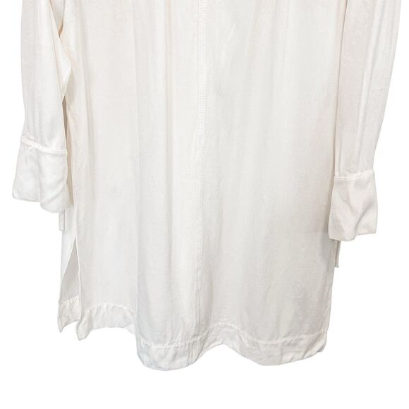 AGNONA Wool Blend Open Sides Tunic In Cream Size IT46 US10 - Picture 4 of 13